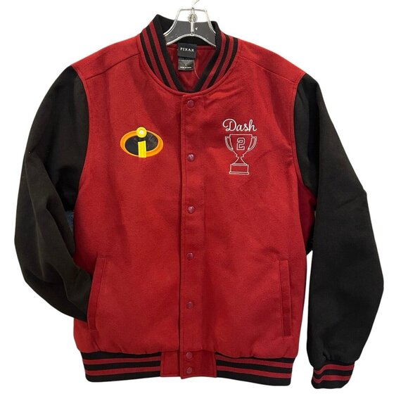 Disney Pixar The Incredibles Dash Parr Varsity Jacket Size 2X BoxLunch Exclusive